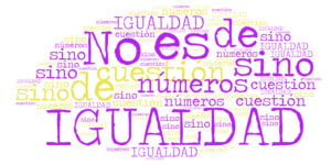 No es cuestión de números sino de IGUALDAD: la perspectiva de género en proyectos sociales.