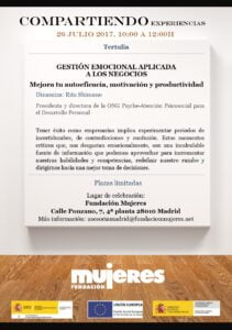 Gestión emocional aplicada a los negocios: mejora tu autoeficacia, motivación y productividad