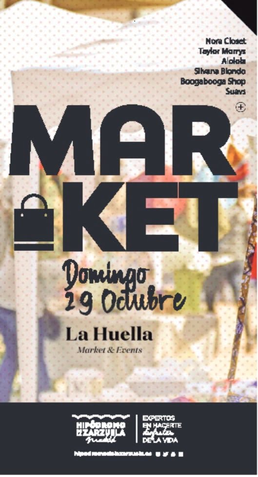 L'aura participa en La Huella Market el domingo 29 de octubre