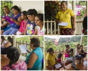 As mulleres do municipio de Ataco, departamento de Ahuachapán (El Salvador), organízanse para elaborar mapas de risco de violencia contra as mulleres