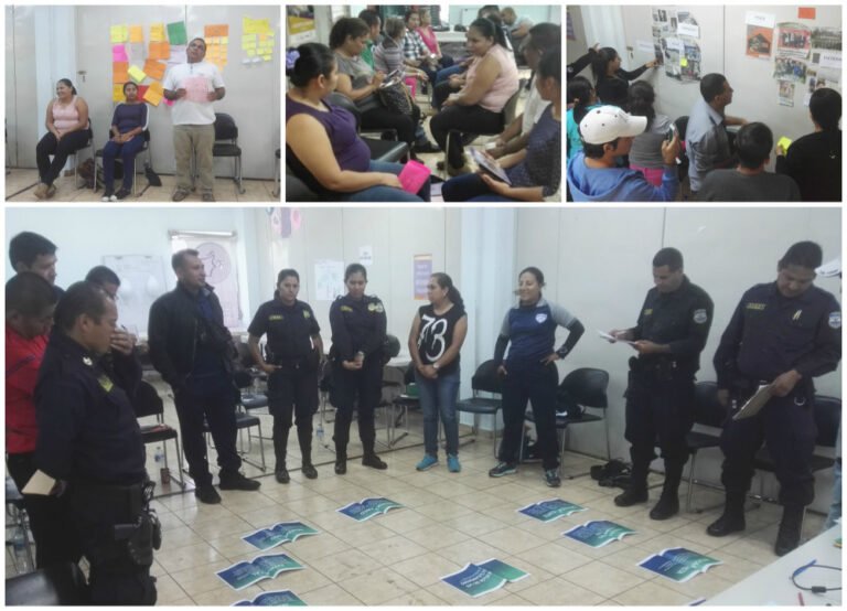 Agentes policiales del occidente de El Salvador continúan su participación en el proceso de formación en género