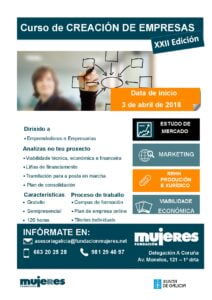 XXII edición Curso Creación Empresas A Coruña