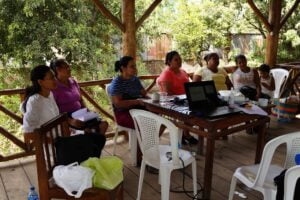 Mujeres de El Viejo participan en un proceso formativo de incidencia política y ciudadanía.