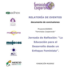 Portada relatoría EPD feminista