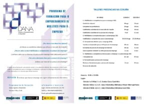 Novo programa DANA: Emprego e Emprendemento en igualdade