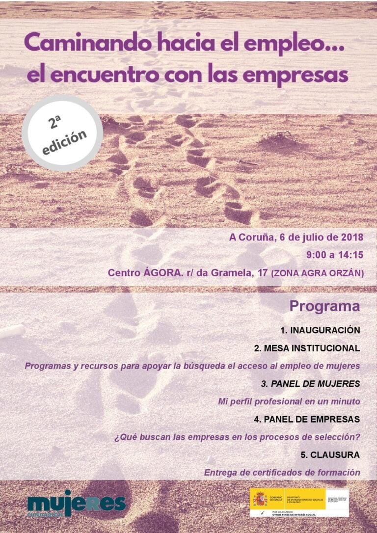 Fundación MUJERES organiza en A Coruña el II Encuentro con empresas "Caminando hacia el Empleo"