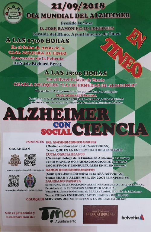 Día Mundial del Alzheimer en Tineo Asturias.