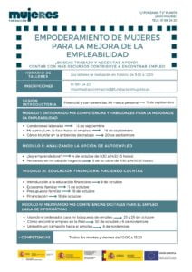 Empoderamiento para mejora de la empleabilidad: ¿Buscas trabajo y necesitas Apoyo?