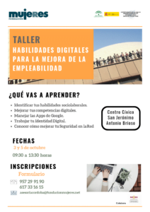Habilidades digitales para la mejora de la empleabilidad - Sevilla