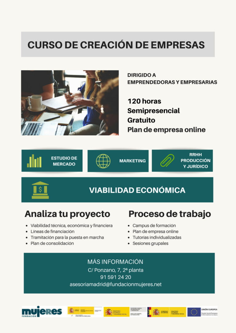 Curso de Creación de Empresas (120 h) - Madrid