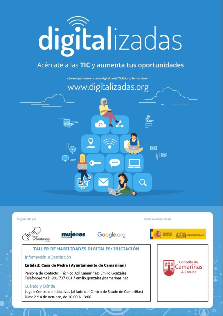 Taller DIGITALIZADAS en Camariñas