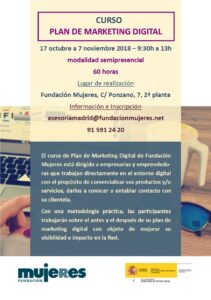 Curso de Plan de Marketing Digital - Madrid