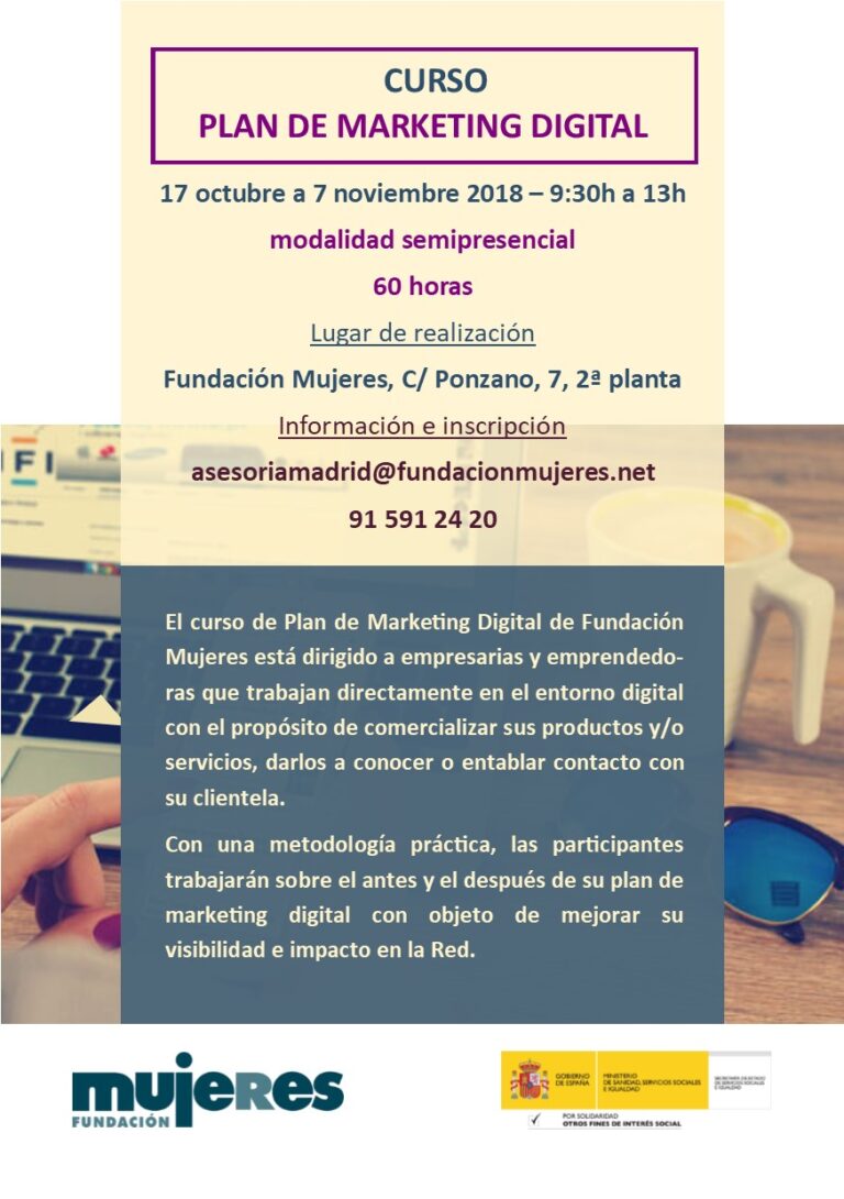 Curso de Plan de Marketing Digital - Madrid