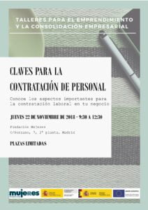 Taller Claves para la contratación de personal