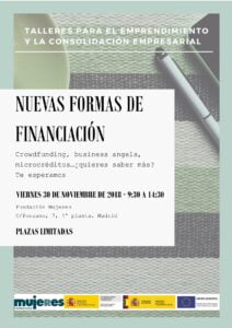 Taller Nuevas formas de financiación