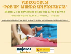 Video-Forum “Por un mundo sin violencia”