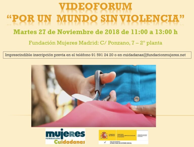 Video-Forum “Por un mundo sin violencia”
