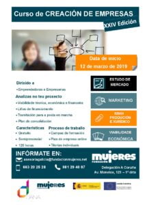 Curso semipresencial de Creación de Empresas na Coruña