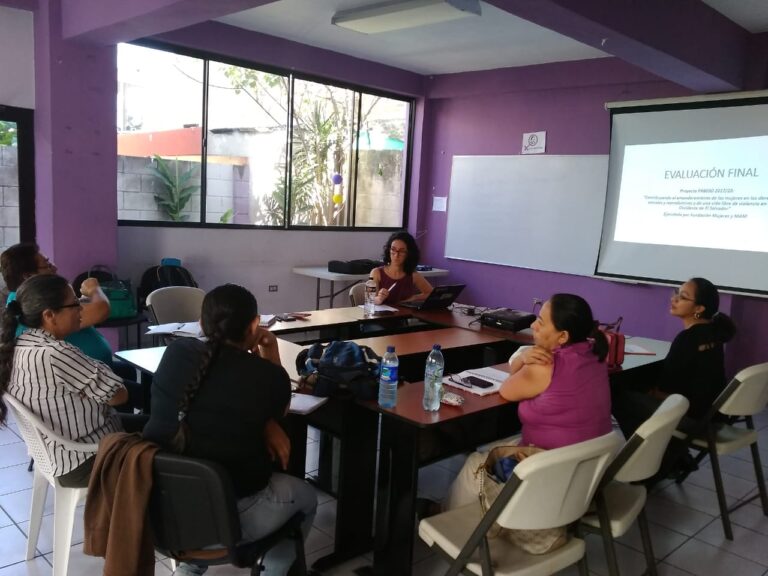 Evaluación final del proyecto “Contribuyendo al empoderamiento de las mujeres en los derechos sexuales y reproductivos y de una vida libre de violencia en el Occidente de El Salvador”