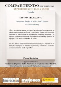 Tertulia Gestión del Talento, 27 de febrero