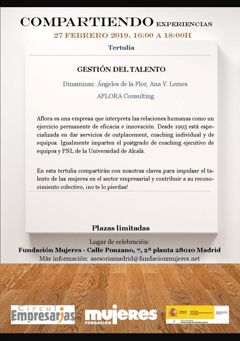 Tertulia Gestión del Talento, 27 de febrero