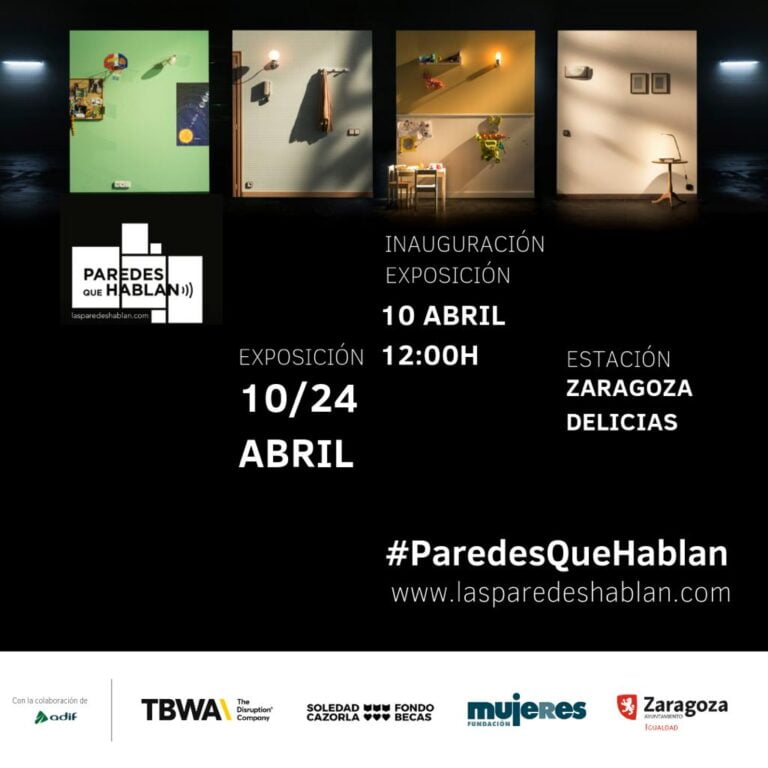 Inauguración de la Exposición "Paredes que hablan" en Zaragoza