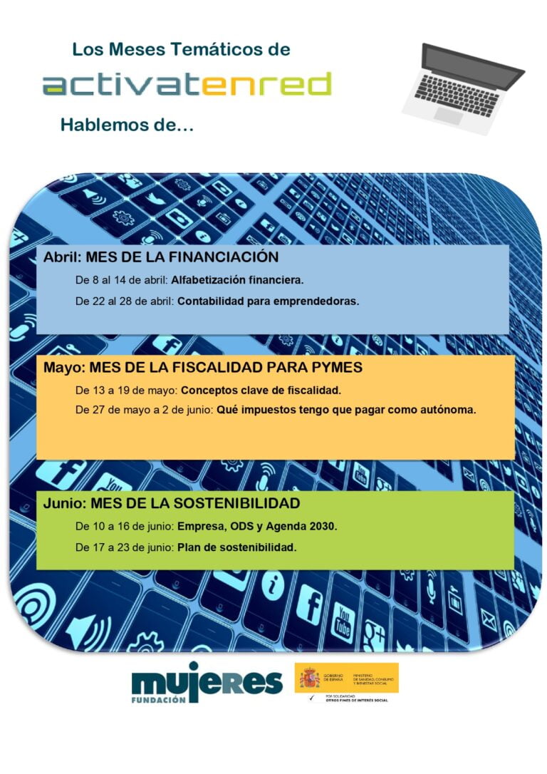 Meses temáticos de Activatenred: Mayo, mes de la fiscalidad para pymes