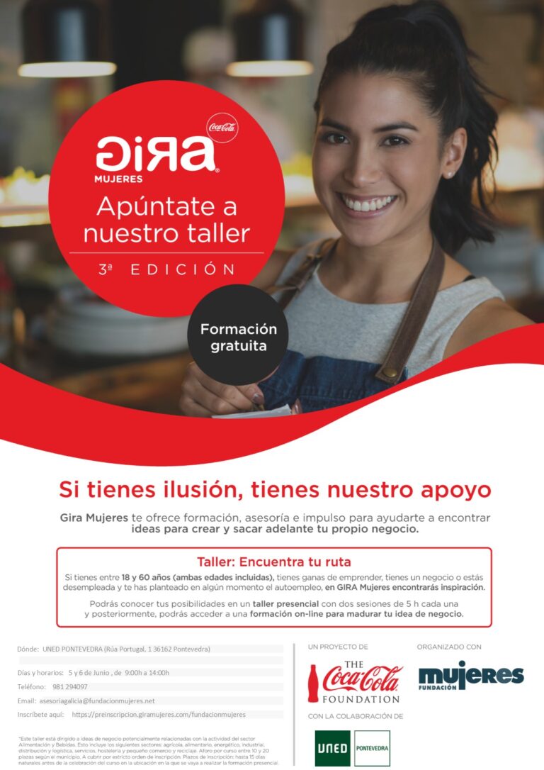 Próximo taller Gira Mujeres en Pontevedra