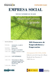 XIX Encuentro de Emprendedoras y Empresarias en Cáceres