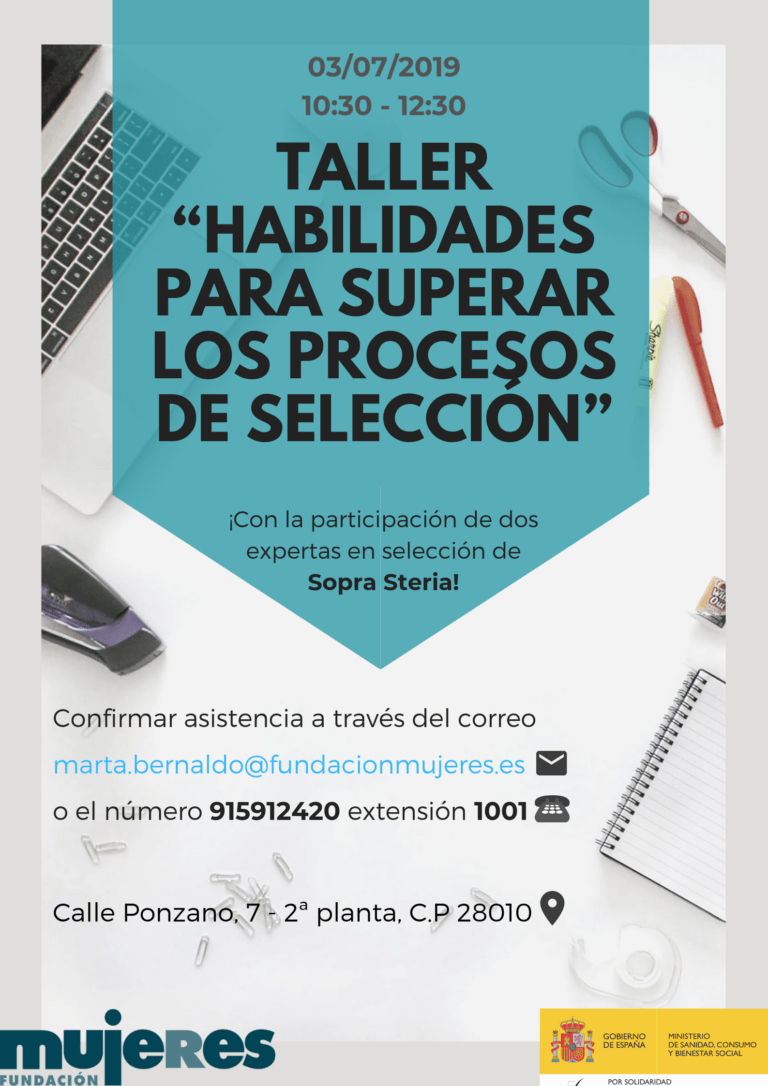 Taller “Habilidades para superar los procesos de selección"