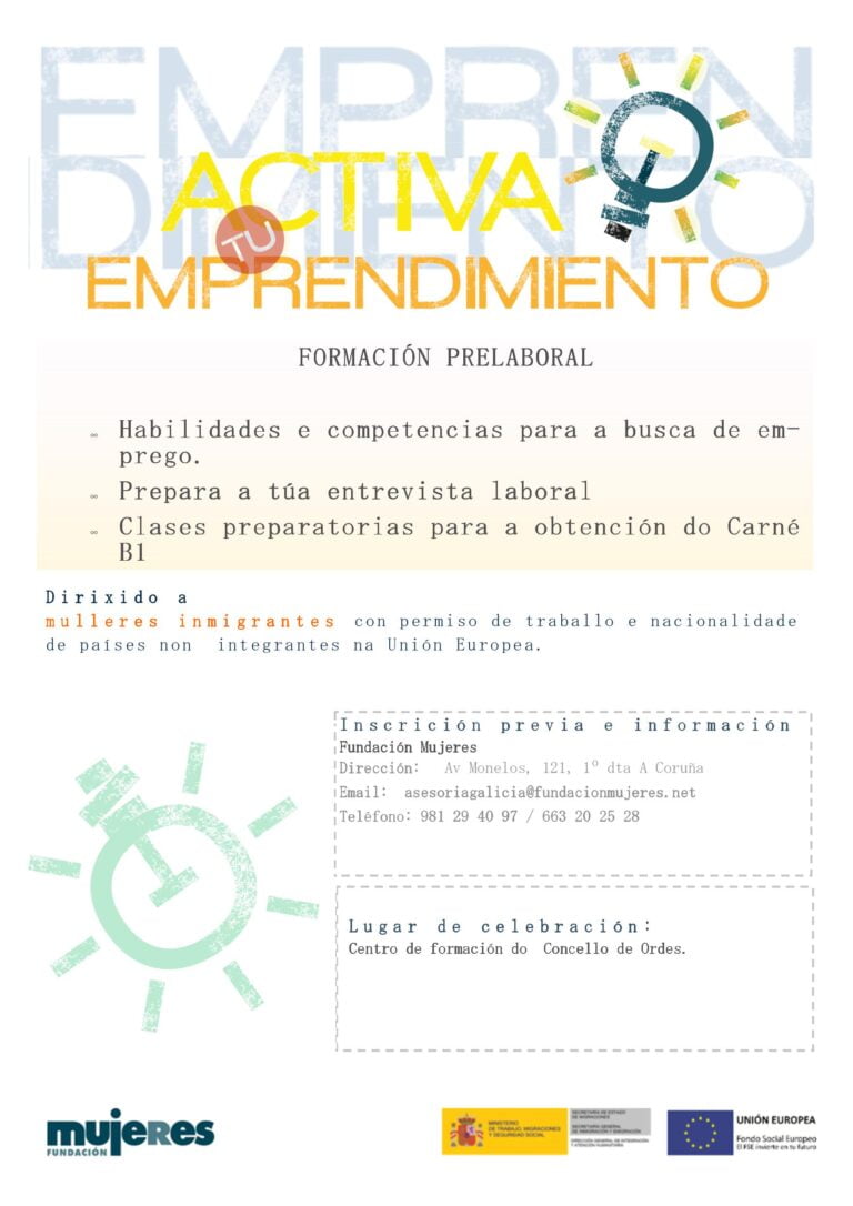 Formación prelaboral en Ordes