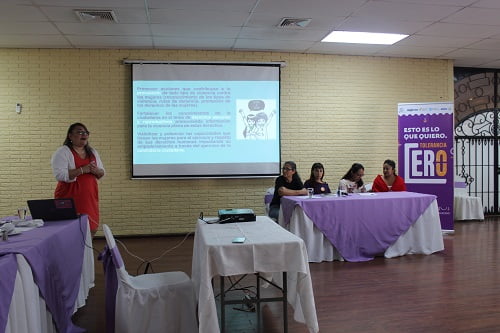 Lanzamiento de la campaña de sensibilización para una vida libre de violencia contra las mujeres en El Salvador