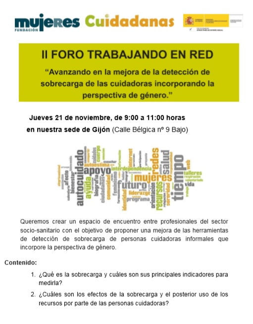 II Foro de profesionales "Trabajando en red"