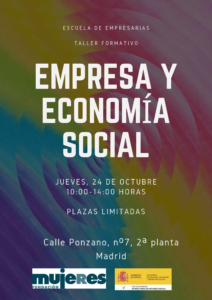 Taller Empresa y economía social (24 de octubre, Madrid)