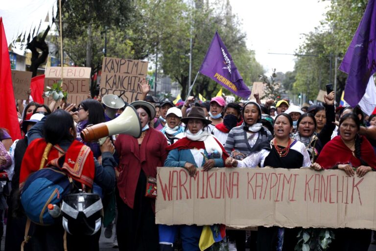 Paralización de las actividades en el marco del proyecto que Fundación Mujeres lleva a cabo en Ecuador