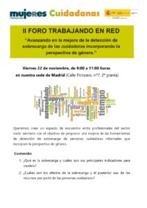 II Foro de profesionales Trabajando en red