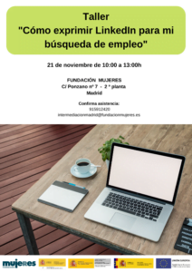 Taller "Como exprimir LinkedIn para mi búsqueda de empleo"
