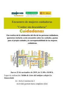 II Encuentro Comarcal de Mujeres Cuidadoras en Navalmoral de la Mata