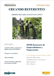 Creando referentes, empresarias que avanzan en común: XVIII Encuentro de emprendedoras y empresarias