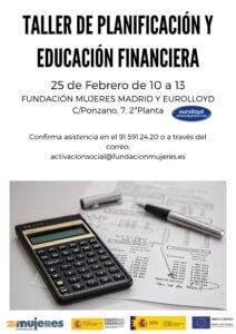 Taller de planificación y educación financiera