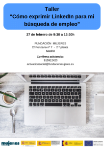 Taller "Como exprimir LinkedIn para mi búsqueda de empleo"