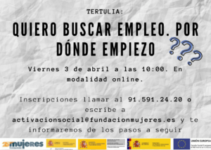 Tertulia on-line: Quiero un empleo. Por dónde empiezo