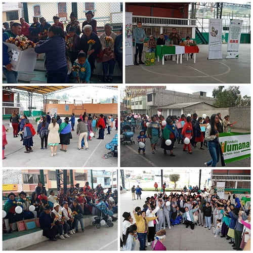 Conmemoración del Día Internacional de la Mujer en Quisapincha (Ecuador)