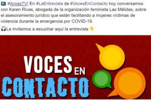 Atención jurídica durante el COVID-19 a mujeres en El Salvador