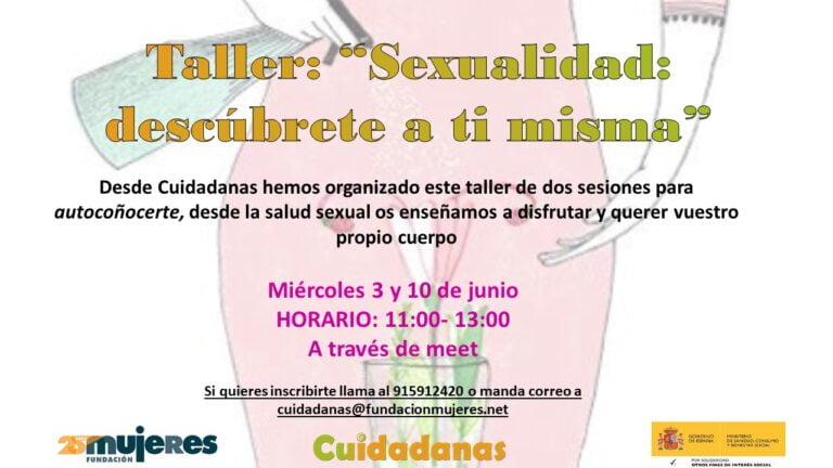 Taller Online Sexualidad Descúbrete A Ti Misma Fundación Mujeres