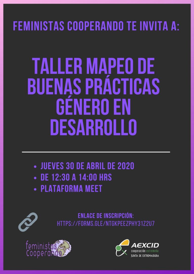 ONGDs extremeñas participan en un taller de Mapeo colectivo de buenas prácticas de Género en Desarrollo