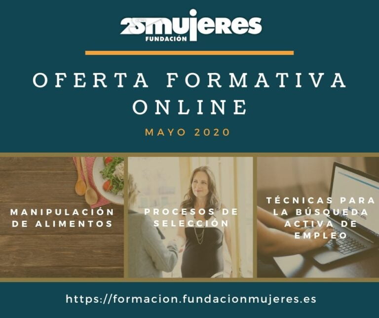 ¡Últimas plazas disponibles para los cursos de formación online para el mes de mayo!