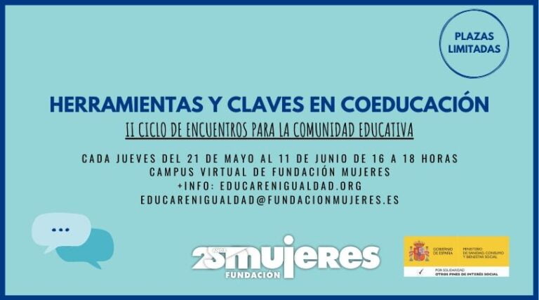 II Edición del Ciclo de Encuentros online para la Comunidad Educativa de Educar en Igualdad