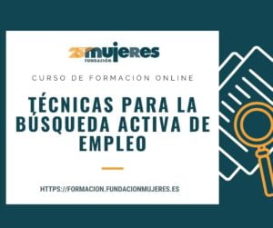 Curso online: "Técnicas para la búsqueda activa de empleo"