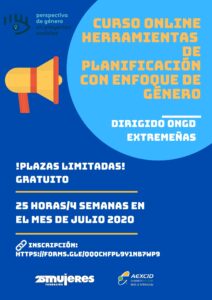 Curso online gratuito “herramientas de planificación con enfoque de género”